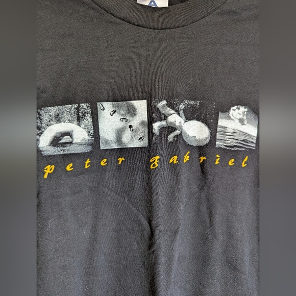 Peter Gabriel Tour 02-03 Black Tee - Picture 2 of 4
